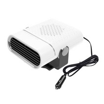 무시동히터 이동식 캠핑용 U90C 12/24V 자동차 히터 컵 모양 뜨거운 공기 송풍기 전기 팬 실드 Defogging D, 04 White-12V