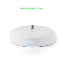 Echo 4 세대 스피커 용 7800mAh 대용량 배터리베이스 컴팩트 및 휴대용 보조베터리 충전식, 01 7800mAh White