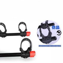 차량용 자전거캐리어 승용차 트렁크 바이크 거치대, 번호판(스테인리스) 걸림 없음  차량