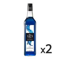 1883 블루큐라소 시럽 1000ml 2개, 단품