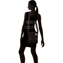 칼하트 블랙 크로스백 남여공용 대학생 직장인 데일리 캔버스 가방