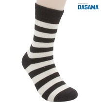 dasama 아웃도어 스트라이프 양말, 베이지