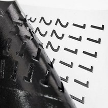 PVC 스티커 숫자 블랙 데코스티커 PVC스티커 커팅스티커
