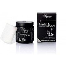 Hagerty Silver Foam 폼 클리너 185g I 실버 메탈 주석 스테인리스 스틸 크롬용 효과적인 케어 페이스트 I 새로운 광택을 위한