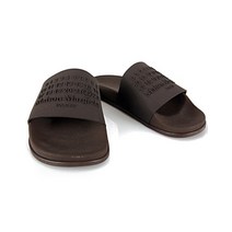 메종 마르지엘라 20SS S57WX0024 P3131 T2185 러버로고 슬리퍼 다크브라운 남성슬리퍼 TJ S57WX0024P3131T2185