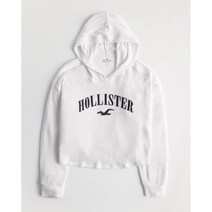 Hollister 홀리스터 Cozy Ribbed Logo Graphic T-Shirt 티셔츠 Hoodie