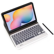 삼성 갤럭시탭 S6 라이트 콤비 블루투스 키보드 케이스 북커버 S펜수납 P610 P615, 콤비 블랙