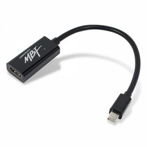 엠비에프 Mini DP to HDMI 컨버터 MBF-MDP19, MBF-MDP19 블랙