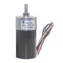 감속 기어 모터 속도조절 Jgb37-3650 DC 모터 전기 자동 커튼 감소 소형, 06 800 rpm_01 12v