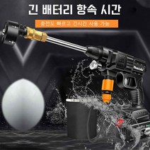 Prosekor 가정용 2500W 고출력 무선 고압 세차기 24VF, 세차 고압 펌프*1