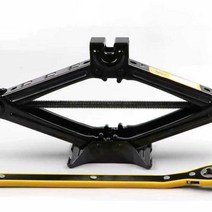 수동 자동차 자키 리프트 구조용 리프트 잭 받침대, 2톤 노동력을 절약해주는 잭 + 타이어 렌치