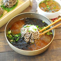 참도깨비 춘원회관 메밀소바 5인분 세트 / 메밀면 1kg + 춘원육수 5봉 / 2세트 이상 구매시 사은품