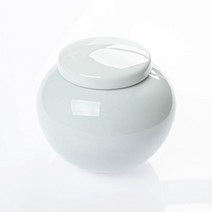 [성연티세라] 백자 무지 항아리단지(2.4kg) 꿀단지 경옥고단지, 1개