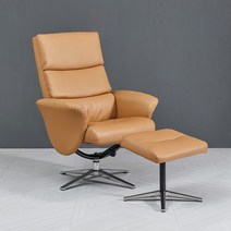 [소티디자인] 비숍 1인용 리클라이너 인조가죽 암체어 소파 의자(발받침포함), 상세 설명 참조