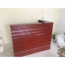 계산대 카운터 포스기 매장 식당 인포데스크 접수대 프런트 인포메이션 옷가게, 160x80x110cm, 황갈색왼쪽