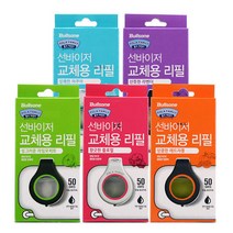 불스원 폴라프레쉬 선바이저 리필 - 자동차 방향제 차량용 실내공기, 아쿠아, 1개