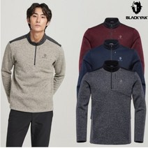 블랙야크 세일!! 남성 빅사이즈 긴팔 기모 반집업 M스탠다드티셔츠 1BYTSW1005