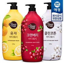 샤워메이트 대용량 파머스 바디워시 1.2kg x3개, 클린코튼 x3개