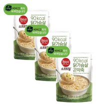 CJ 햇반소프트밀 닭가슴살 곤약죽 병문안음식 간편식 180g 3개, 6세트