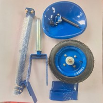 로터리 경운기 후면 테일 휠 총 워킹 트랙터 뒷좌석 액세서리 경운기 경운기 트랙터 경운기, 40cm 공기주입식 휠 뒷좌석