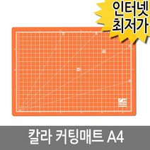 커팅매트 패드 컷팅 칼라 데스크용 A4 메트 깔판 데스크매트 컷팅매트 책상매트 고무판, 블랙