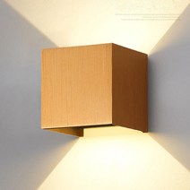 LED 사각 빔 실내 인테리어 벽등 조명, 로즈골드