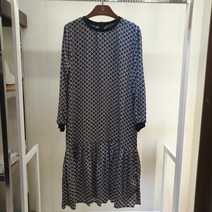 MOSCONA 모스코나 기하학 프린트 여성 원피스 MOOW20TK2