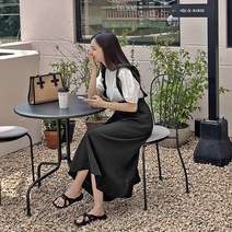 핫핑 안녕그대여 서스펜더롱원피스