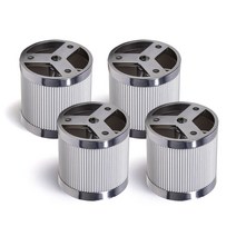 두일기업 가구다리 주름발통A 실버 100mm 4개