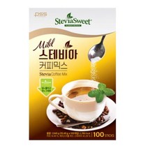 펄세스 스테비아 커피믹스 마일드 100개입 1상자 스테비아 스위트 소유진 커피, 스테비아 커피믹스 100개입