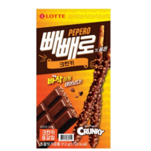 빼빼로 크런키, 312g, 4개