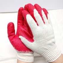 다용도 반코팅 장갑, 0. 붉은색, 100개