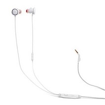 JBL 이어폰 게이밍 인이어 유선 화이트 Quantum 50, 블랙/화이트
