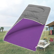 캠핑 퍼플 침낭라이너 차박 베이스캠프 침구커버 침량