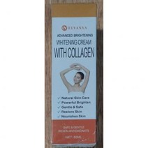 기미 잡티 크림 ELVANYA Advanced 브라이트닝 화이트닝 With 콜라겐 • 60mL Exp 08/2024