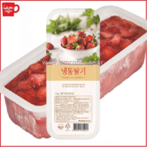 대상 냉동딸기 1kg /대상 가당딸기/대상 복음자리 가당딸기/복음자리 냉동딸기/냉동딸기/딸기/딸기주스
