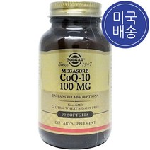 Solgar 솔가 메가솔브 코큐텐 100mg 90젤, 90정, 1병