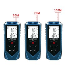 휴대용 레이저 거리 측정기 R-100, 100M, 1개
