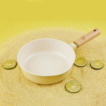 IH 눌어붙지 않는 건강한 컬러 멀티팬 20cm 4colors 인덕션 후라이팬 딥팬 쿡웨어, 마쉬옐로우 20cm 딥팬
