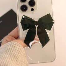 스튜디오뉴띵 블랙리본톡 핑거 그립 아크릴 스마트톡 핸드폰거치대