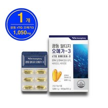 [광동제약] 노르웨이산 rTG 오메가3 혈행개선+눈건조 개선 (1 050mg*30캡슐), 1개
