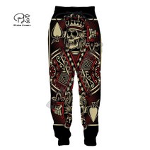 트레이닝 밴딩 조거 팬츠 Newfashion 고스트 고딕 해골 사신 사탄 악마 남성여성 streetwear 3dprint 하라주쿠 funny jogger 스웨트 바지 바지 2