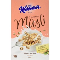 마너 뮤즐리 시리얼 500g x 6 독일배송