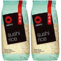 Obento 오벤토 스시 초밥용 쌀 라이스 1000g 2팩