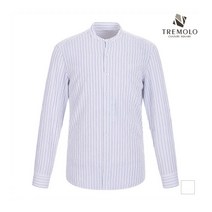 인디안 TREMOLO 남성 스트라이프 슬림핏 셔츠_TRNNLVM3331