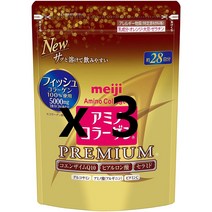 메이지 아미노 콜라겐 프리미엄 파우더 196g x3개 배송ems무료, 3개