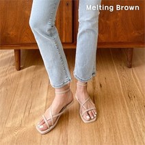 [멜팅브라운] 데일리 여성 스트랩 쪼리 샌들 6color