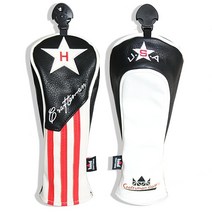 Craftsman Golf USA 하이브리드 헤드커버 블랙 화이트 레드 스트라이프 핑 G425 테일러메이드 스텔스 타이틀리스트 TSi1 TSi2 TSi3 캘러웨이 로그 ST 맥스, H Hybrid UT Cover