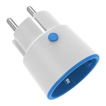 Tuya-Zigbee 스마트 플러그 16A EU 소켓 에너지 모니터 콘센트 앱 원격 제어 타이머 알렉사 구글용 스마, 02 Blue