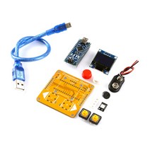 과학교구 과학실험 키트 Arduino-diy 스네이크 게임 diy 키트 프로그래밍 용이 콘솔 나노 보드 ATmega328, 01 Scattered kit